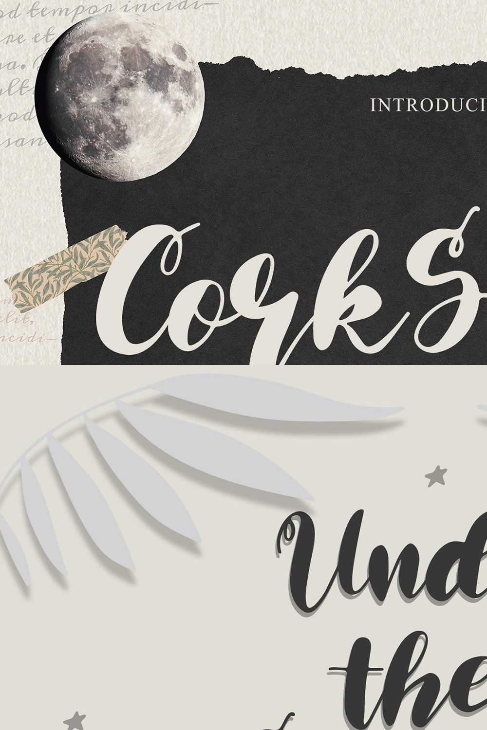 CorkScrew - Quirky Handwritten Font pinterest preview image.