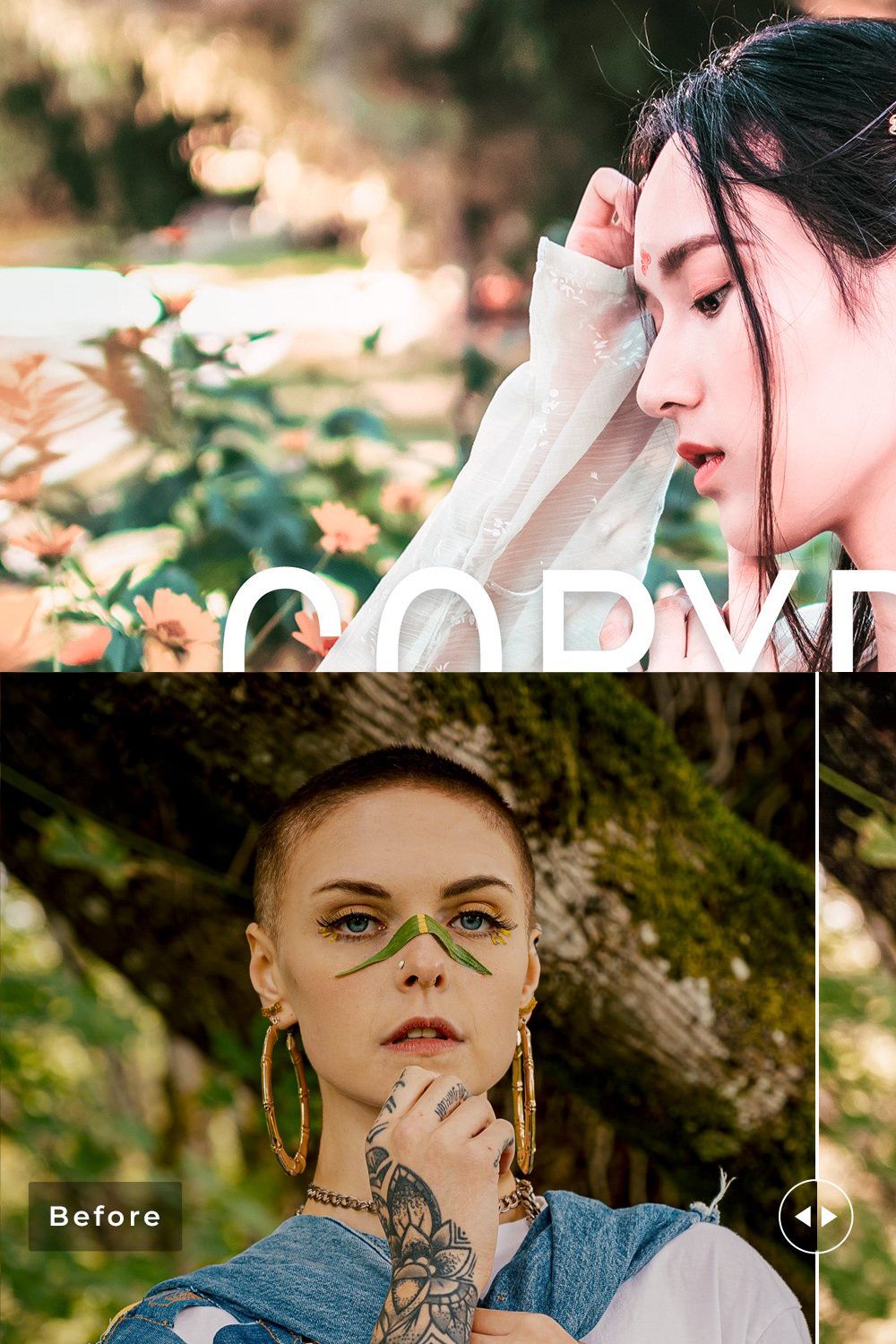 Corydalis Pro Lightroom Presets pinterest preview image.