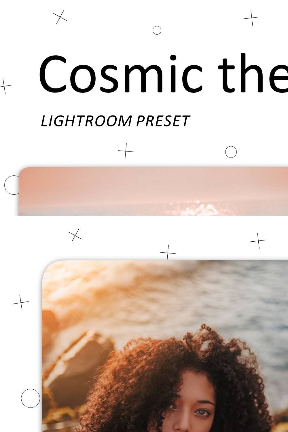 Cosmic the Sun - Lightroom Presets pinterest preview image.