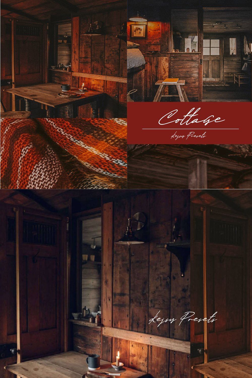 COTTAGE LR Presets pinterest preview image.