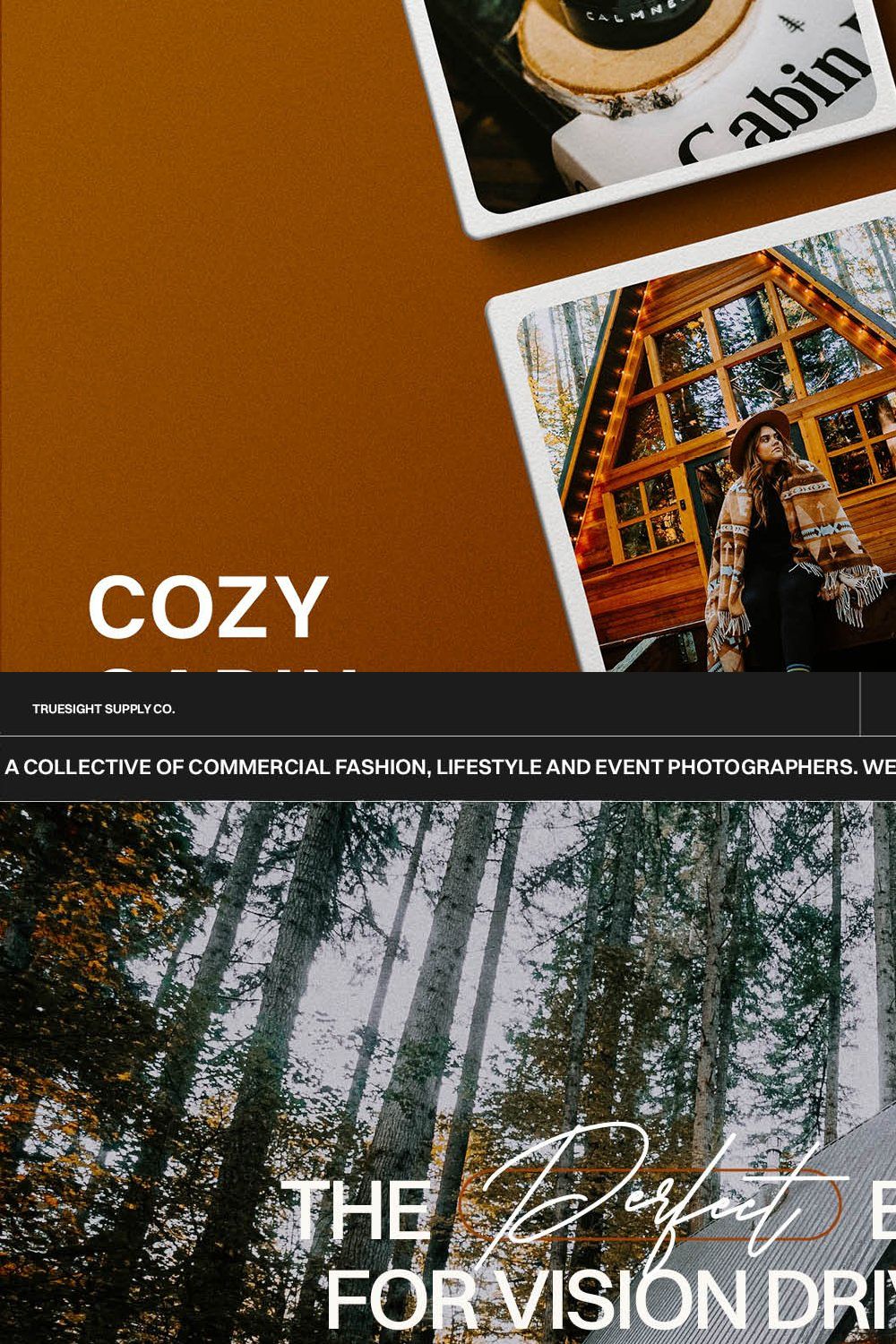 Cozy Cabin - Lightroom Presets pinterest preview image.