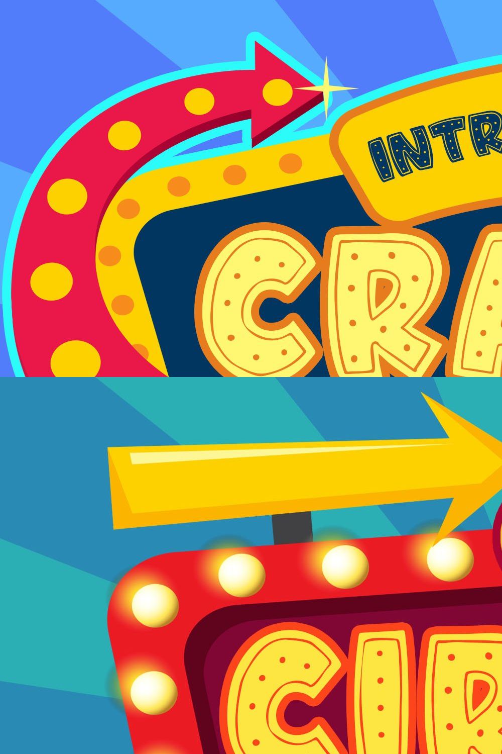 Crafty Signs a Playful Sign Font pinterest preview image.