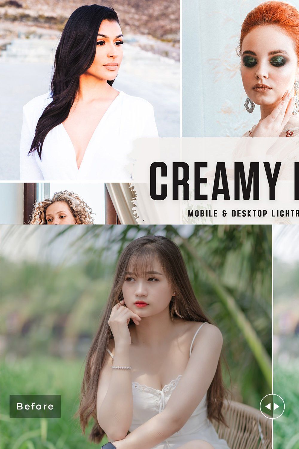 Creamy Berry Pro Lightroom Presets pinterest preview image.