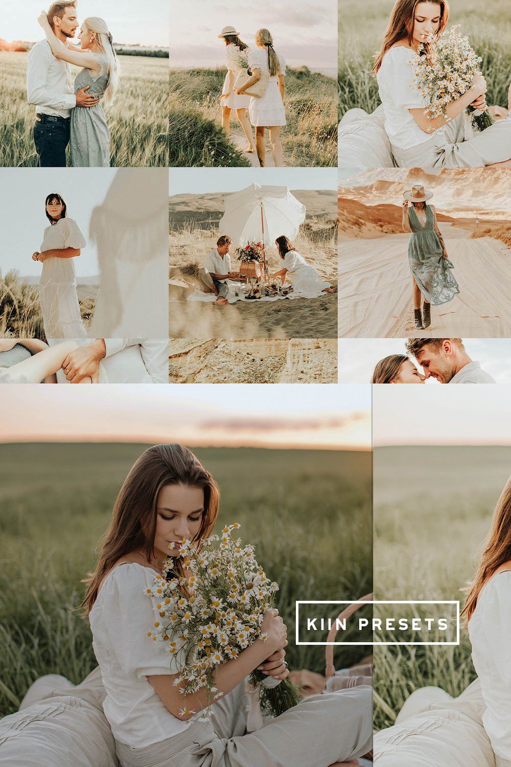 CREAMY LIGHTROOM MOBILE PRESETS pinterest preview image.