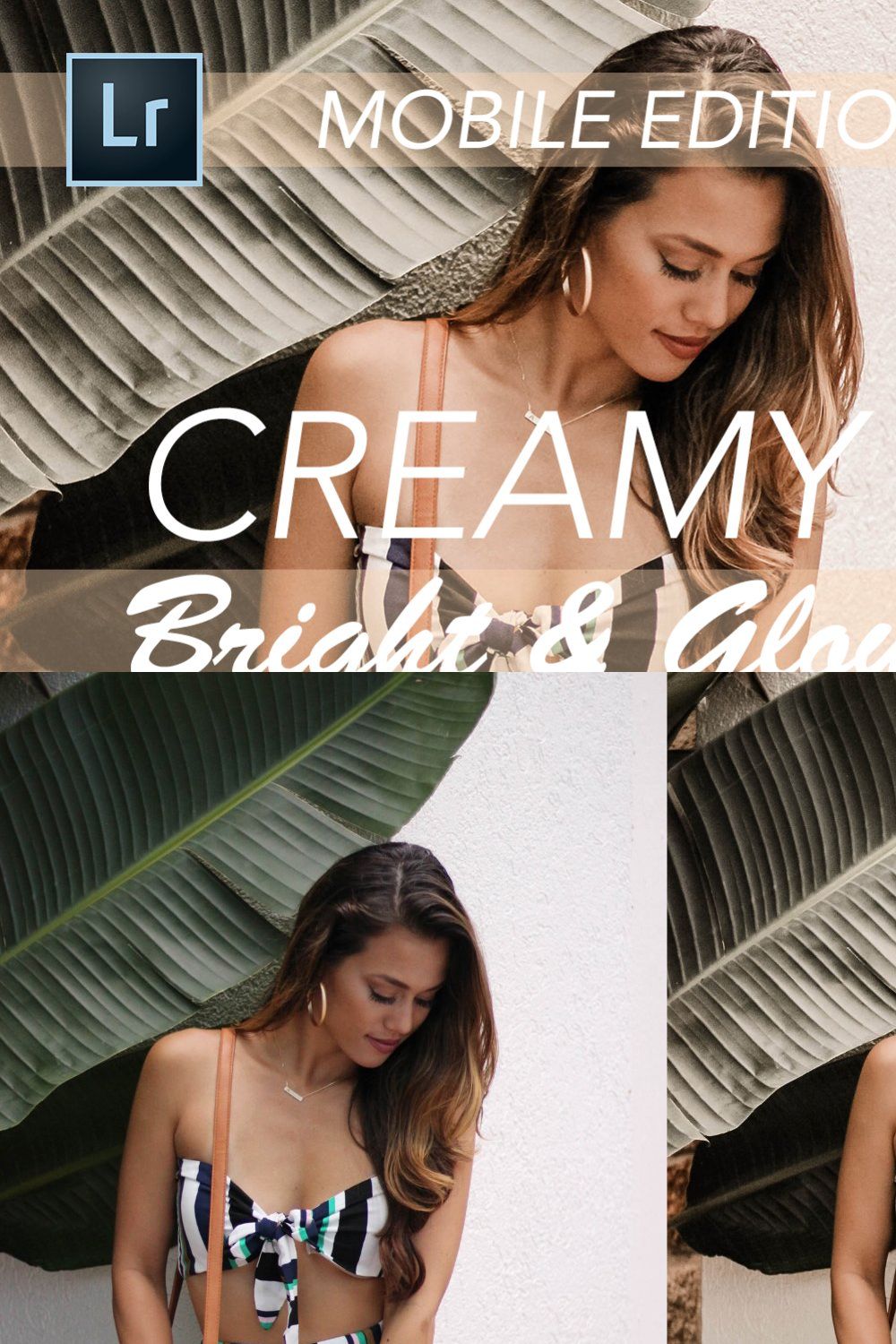 Creamy Lightroom Mobile Presets pinterest preview image.