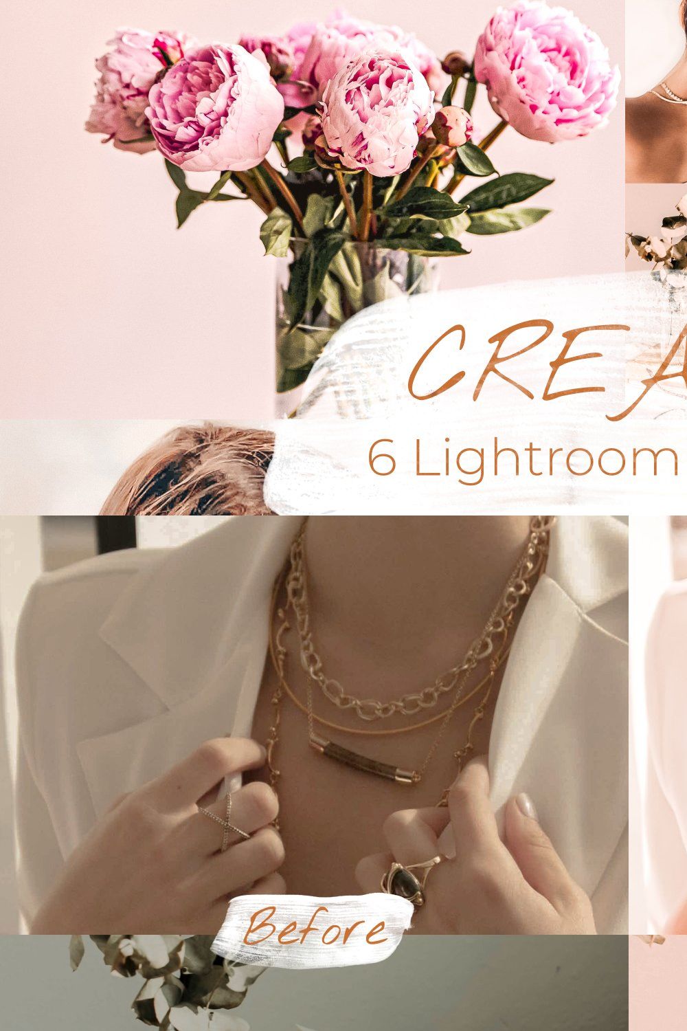 Creamy - Lightroom Presets Pack pinterest preview image.