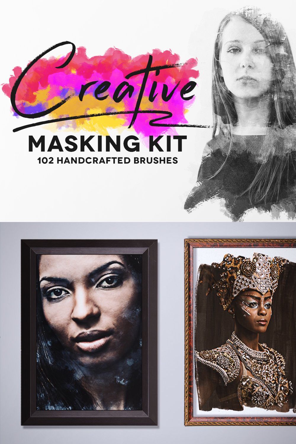 Creative Masking Kit pinterest preview image.