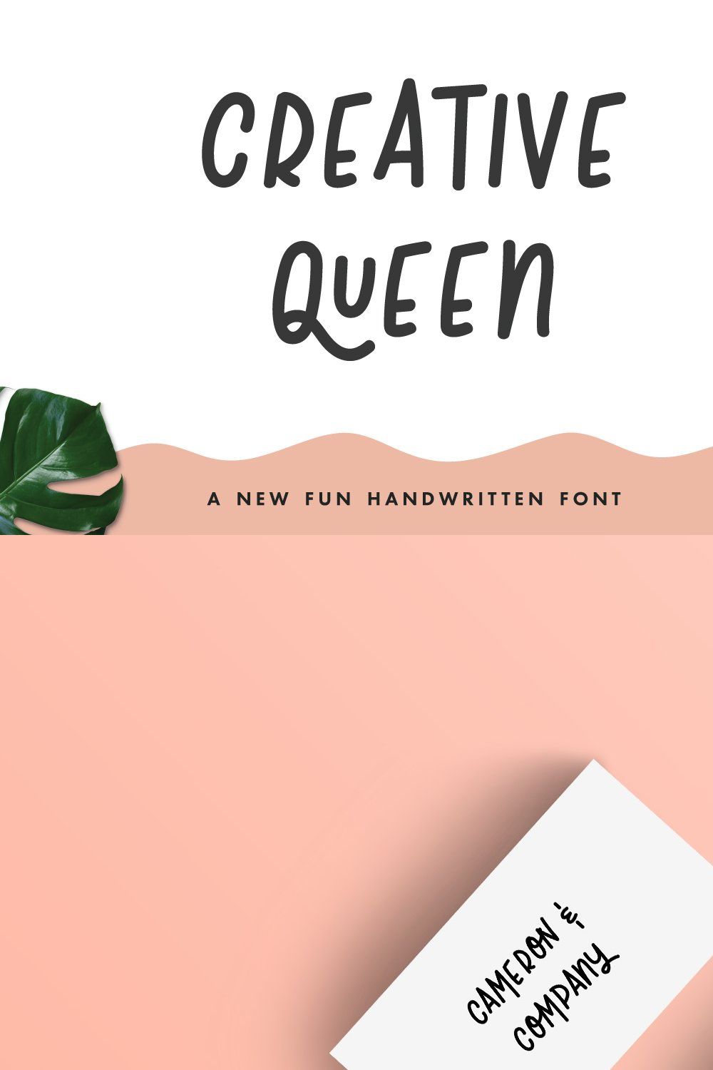 Creative Queen pinterest preview image.