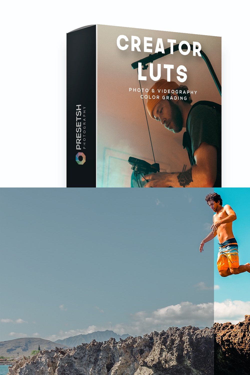 Creator LUTs for Color Grading pinterest preview image.