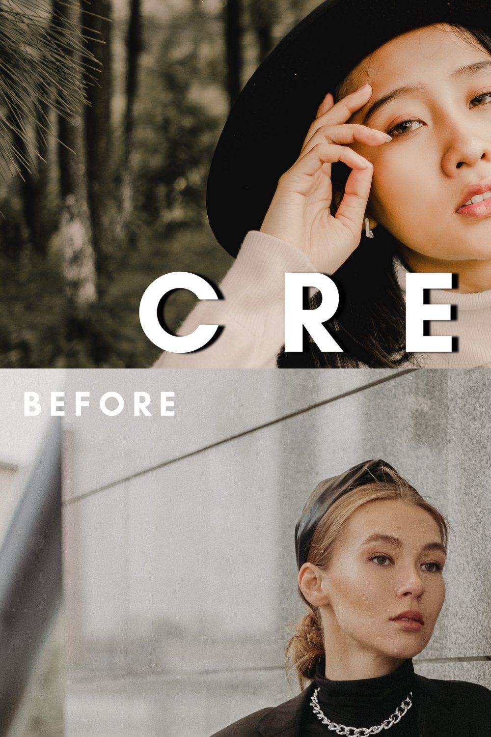 Crema Lightroom Presets pinterest preview image.