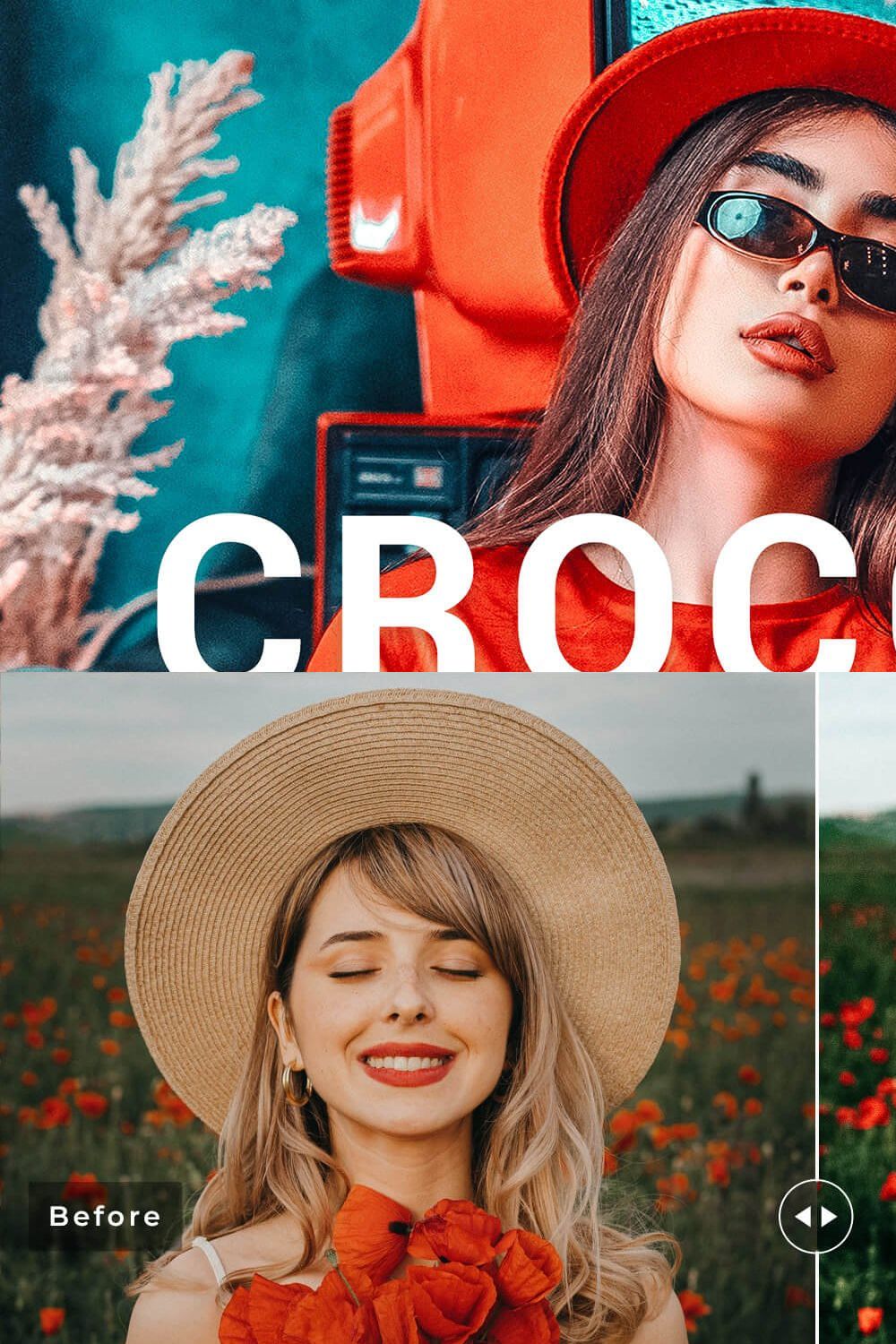 Crocoite Pro Lightroom Presets pinterest preview image.