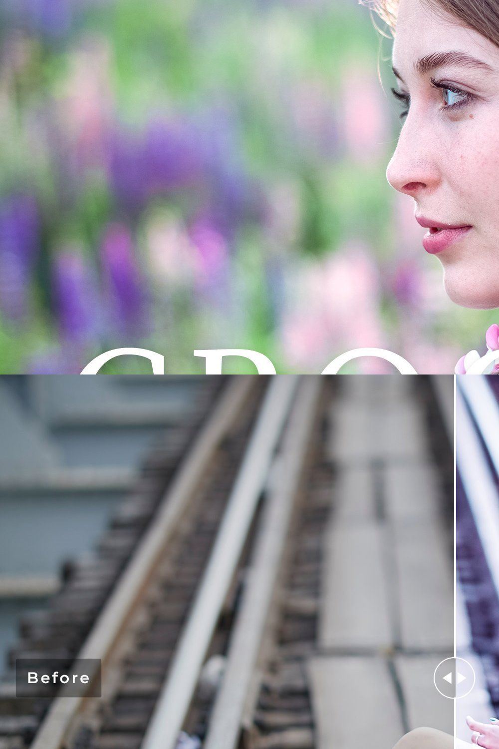 Crocus Pro Lightroom Presets pinterest preview image.