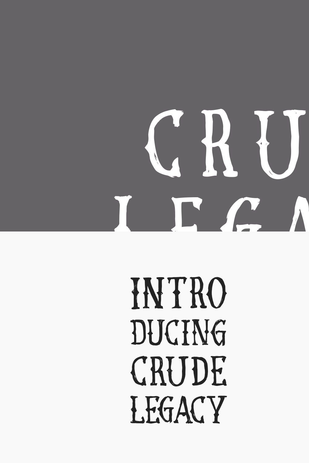 Crude Legacy pinterest preview image.