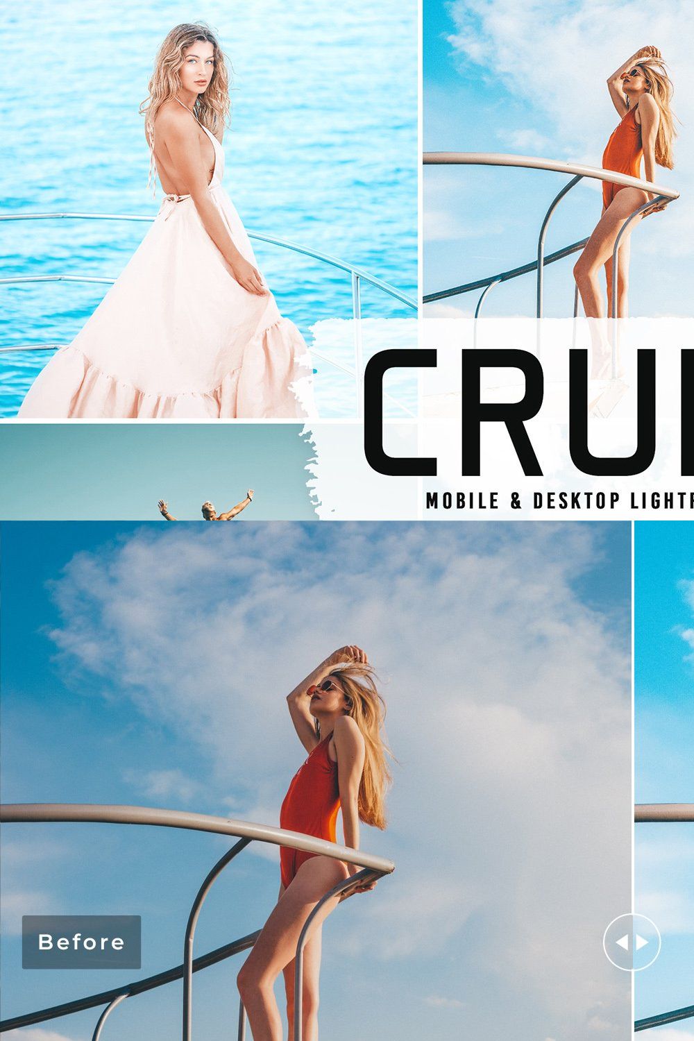 Cruise Pro Lightroom Presets pinterest preview image.