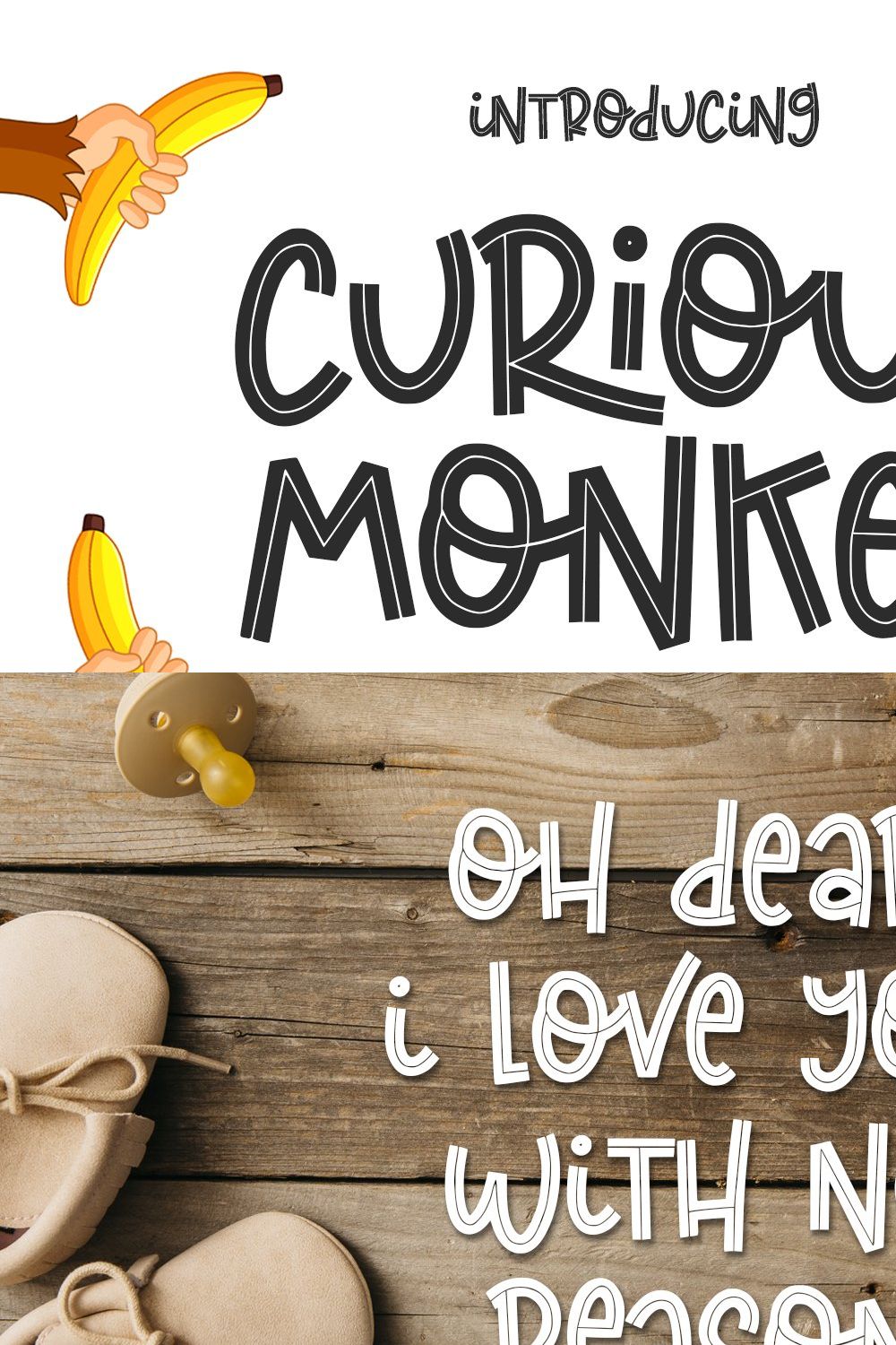 Curious Monkey pinterest preview image.