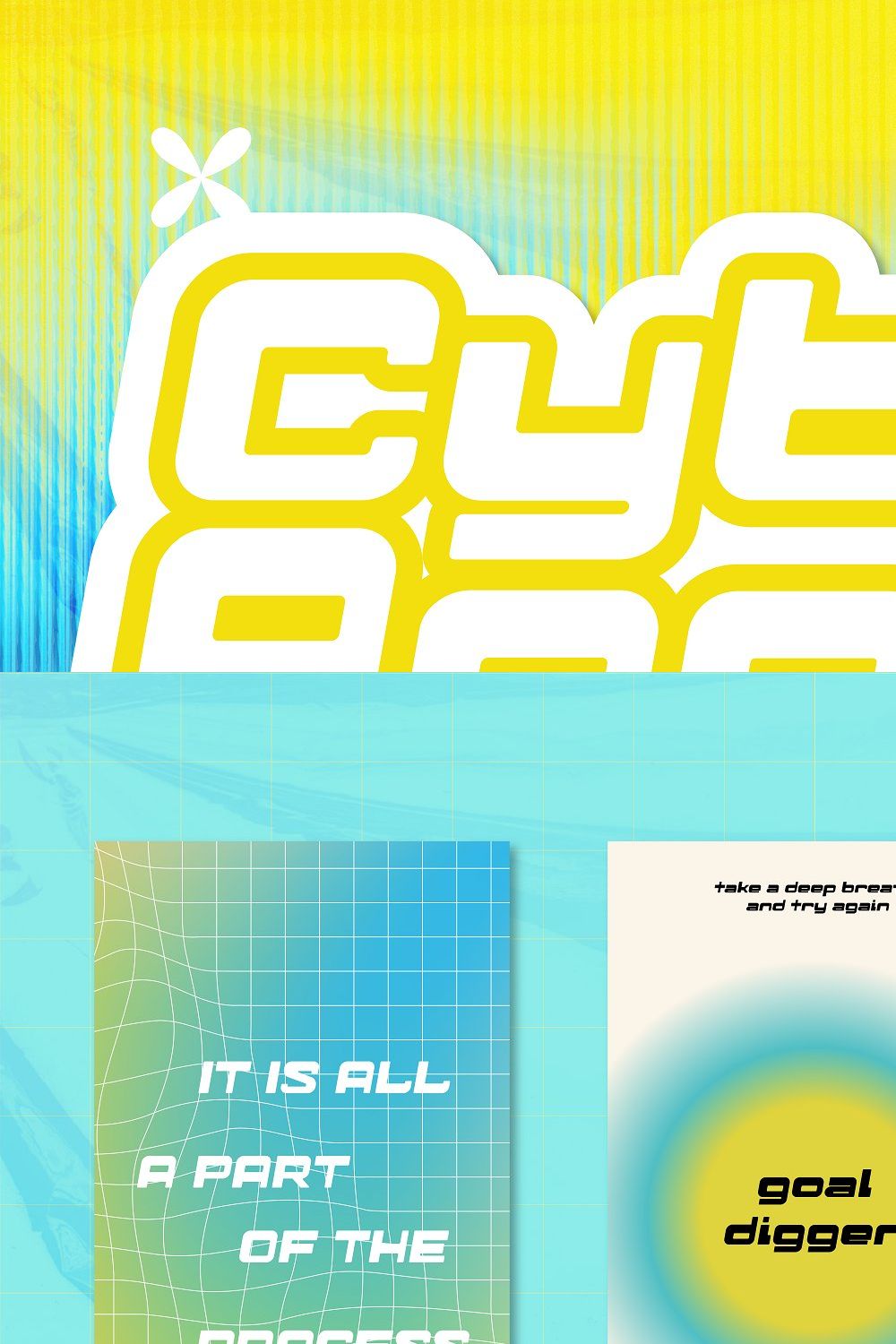 Cyber Angel Y2K Font Retro Font Technology Font (Download Now) 