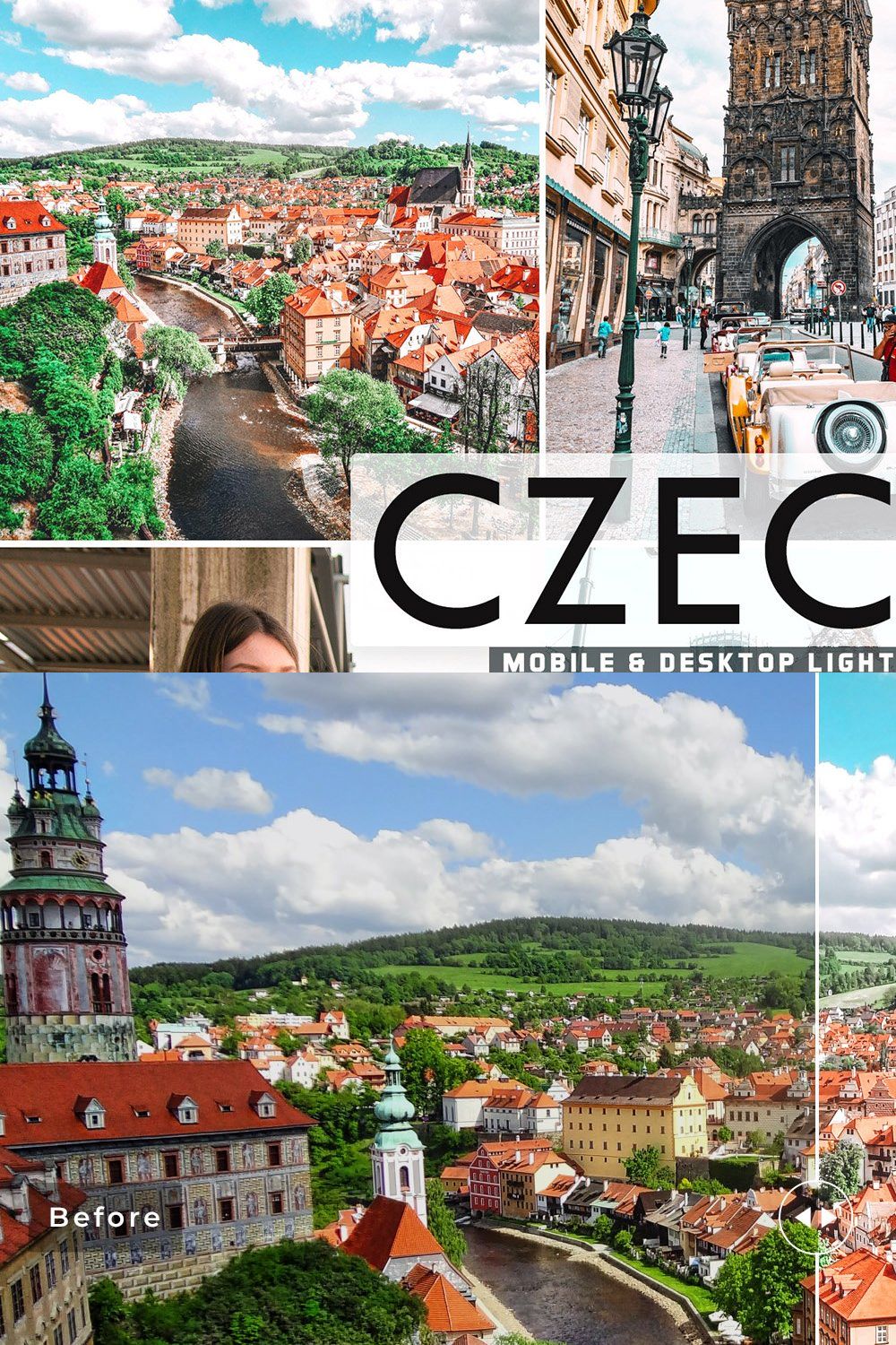 Czechia Pro Lightroom Presets pinterest preview image.