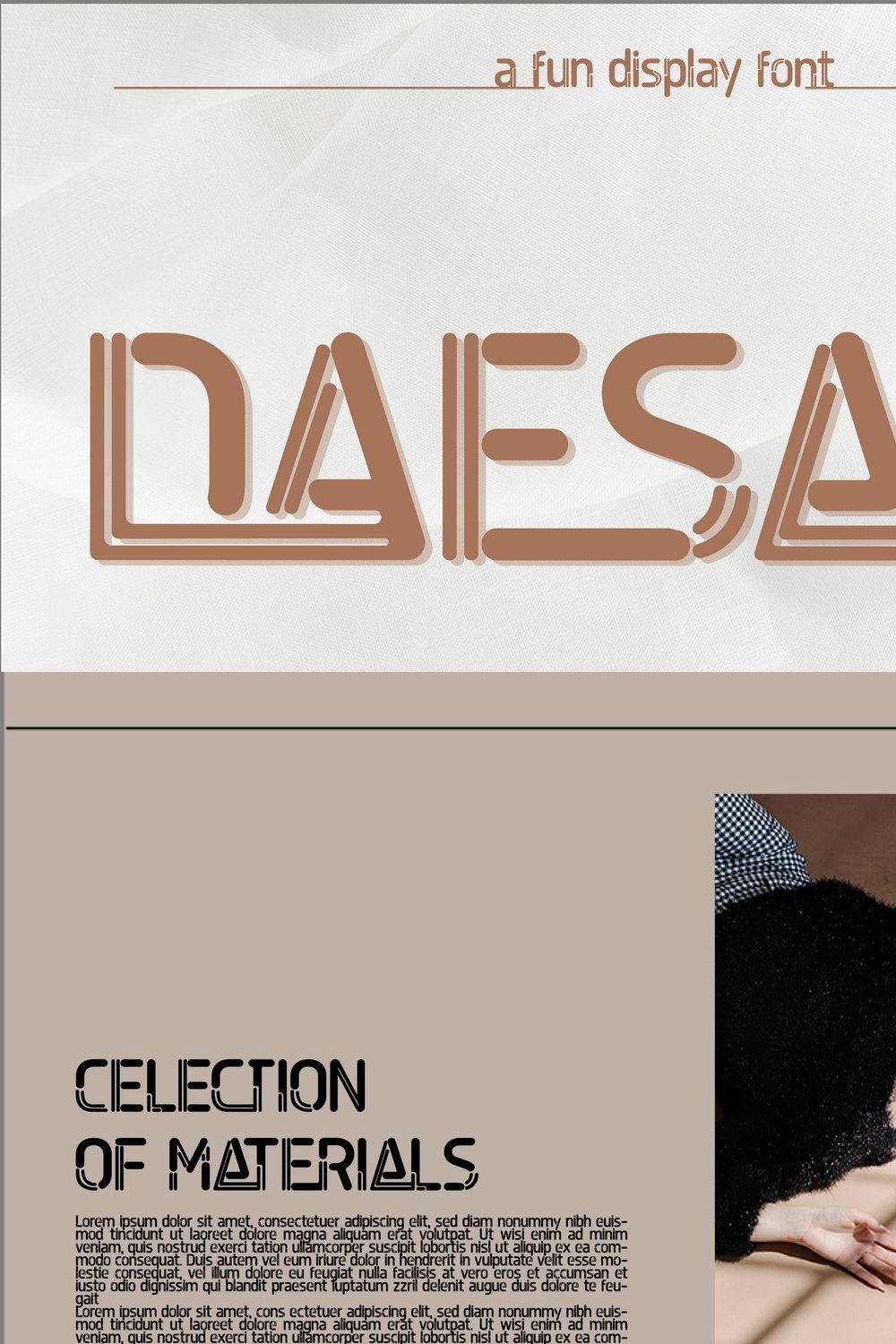 DAESANG SPACE FONT pinterest preview image.