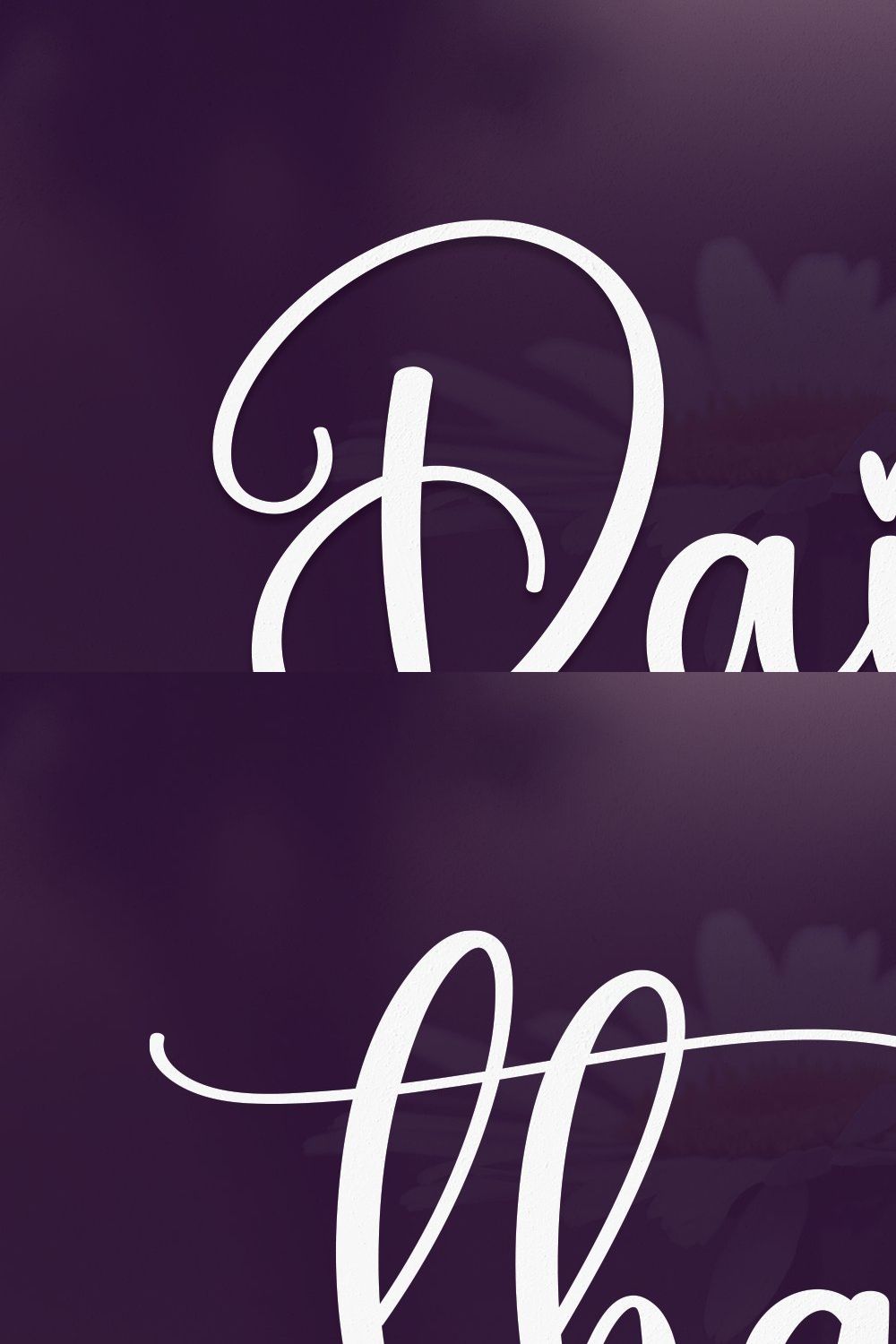 Daisy | Script Font pinterest preview image.