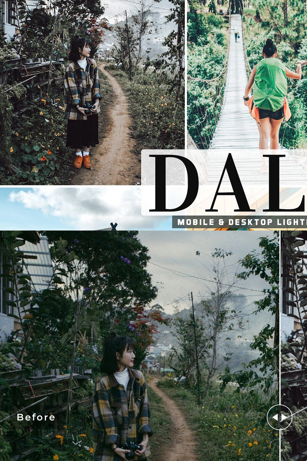 Dalat Pro Lightroom Presets pinterest preview image.