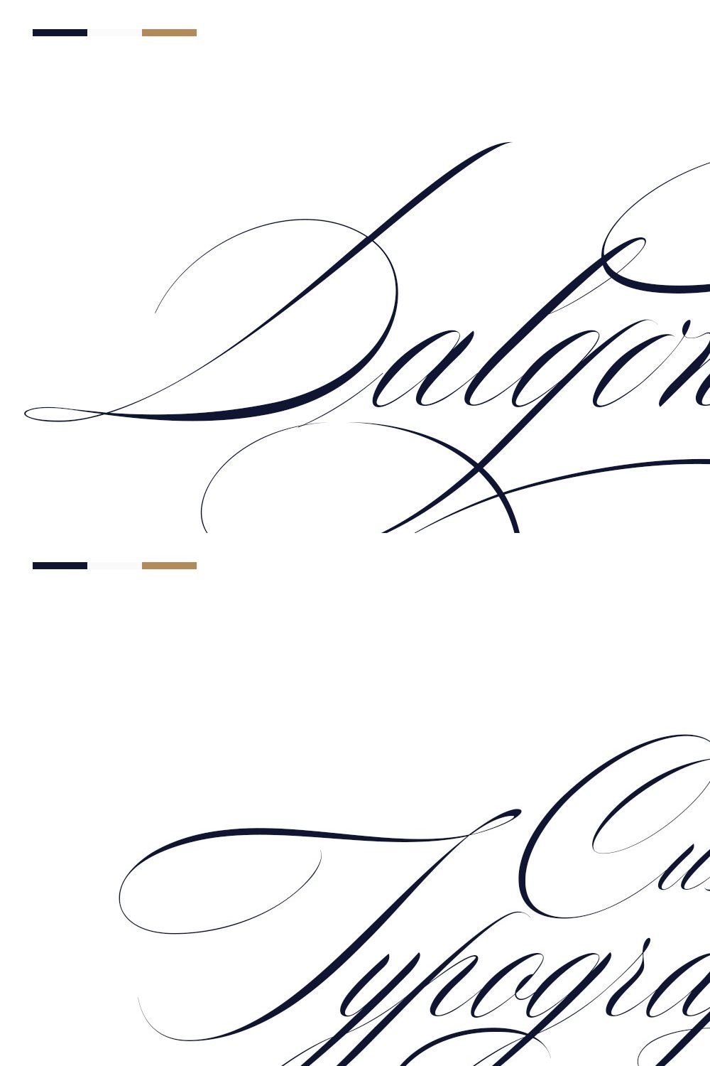 Dalgond Script pinterest preview image.