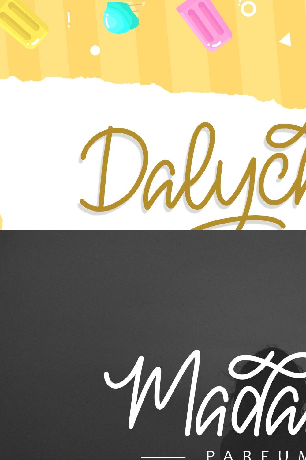 Dalychious - Beauty Monoscript pinterest preview image.