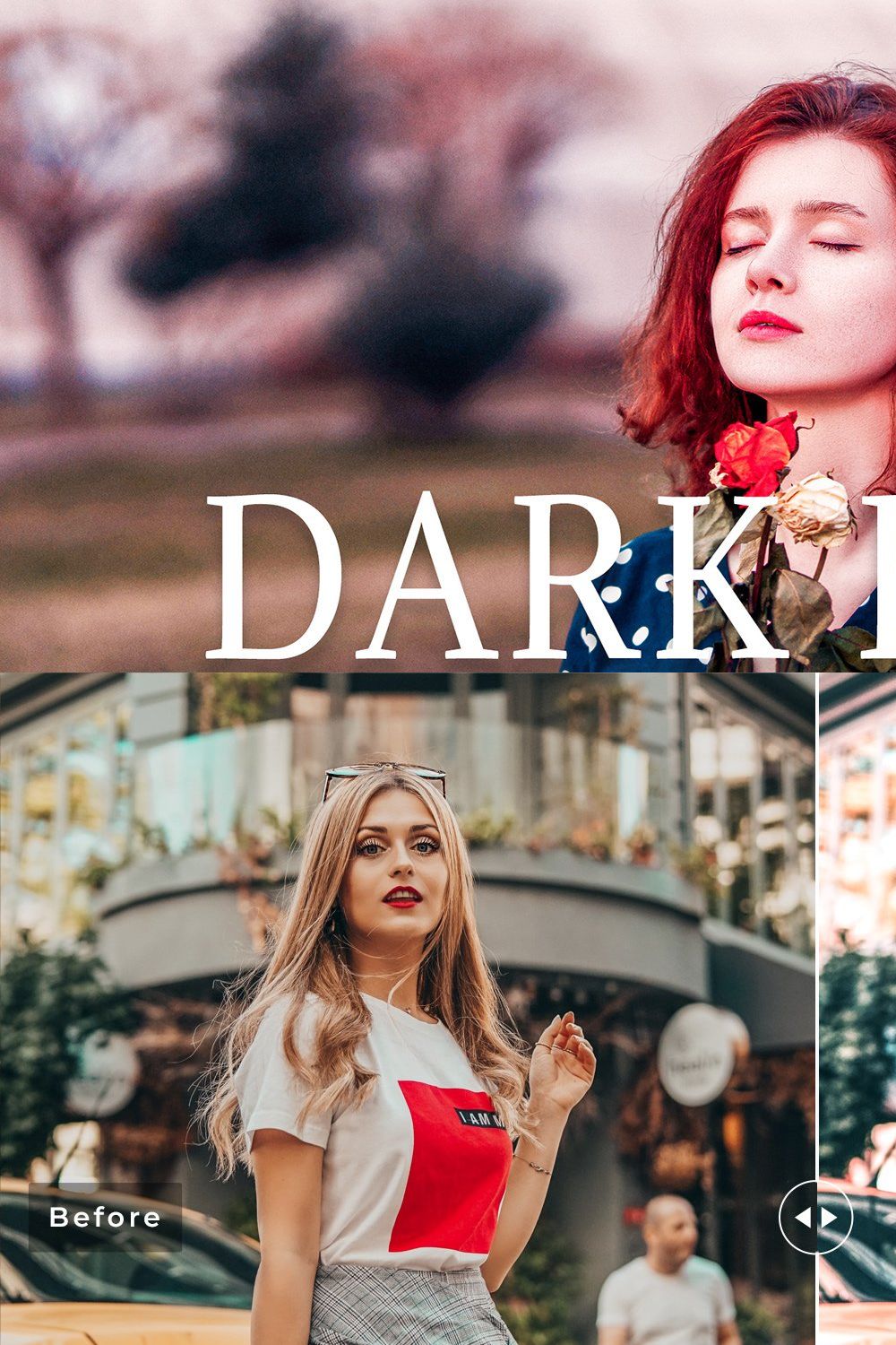 Dark Puce Pro Lightroom Presets pinterest preview image.