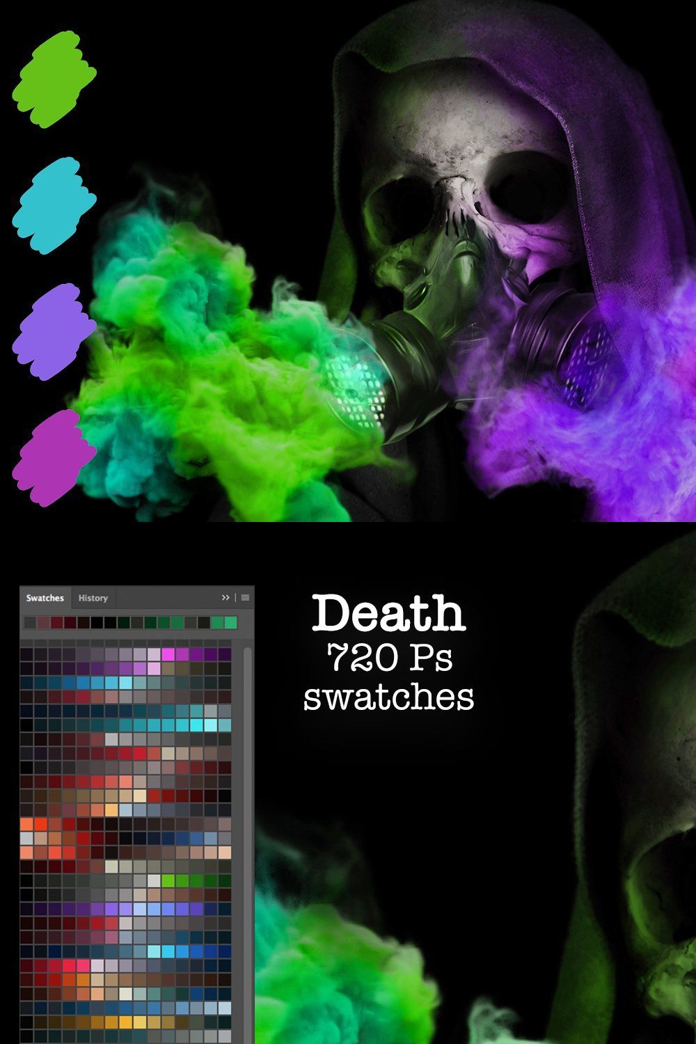 Death Swatches pinterest preview image.