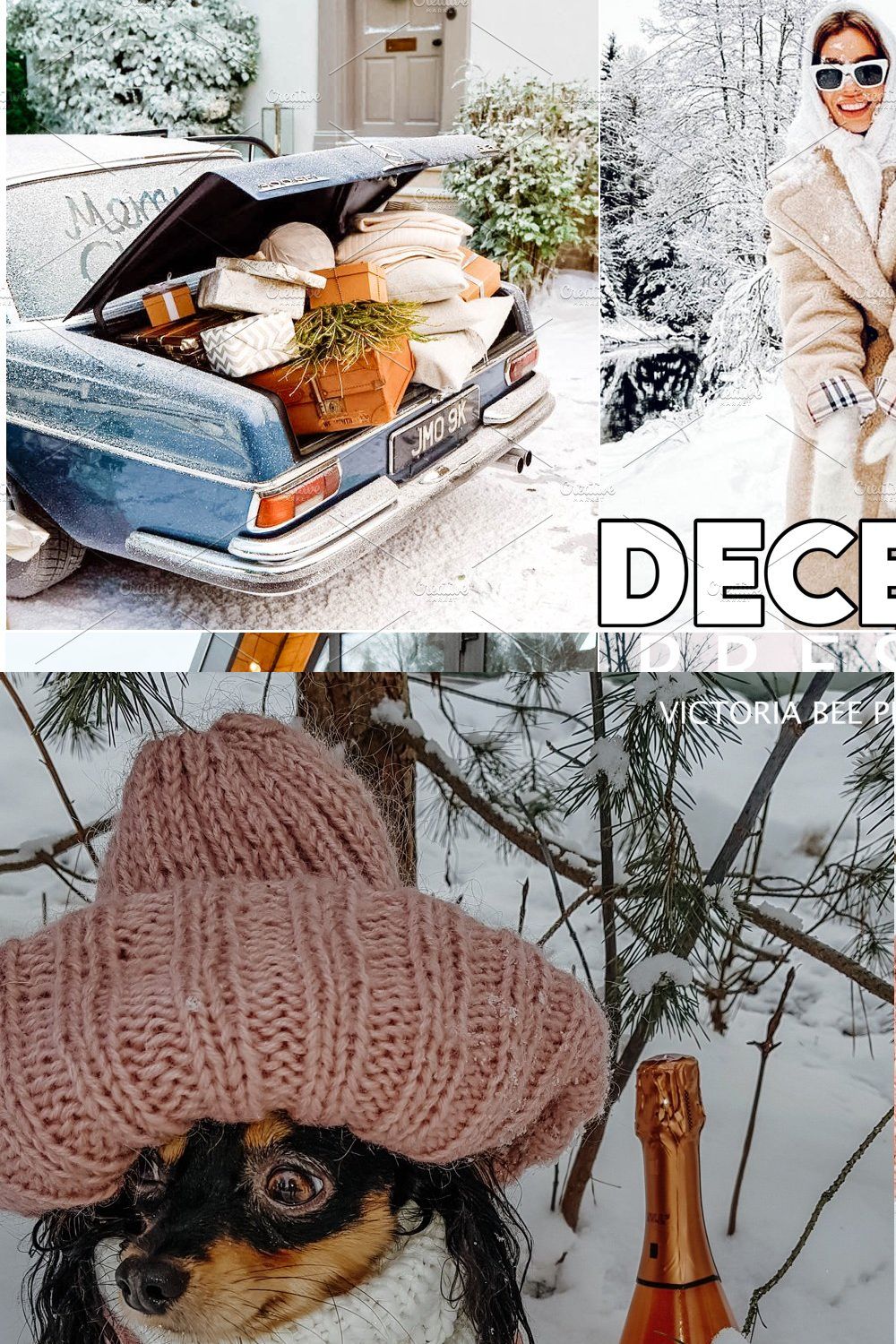 DECEMBER LIGHTROOM PRESETS pinterest preview image.