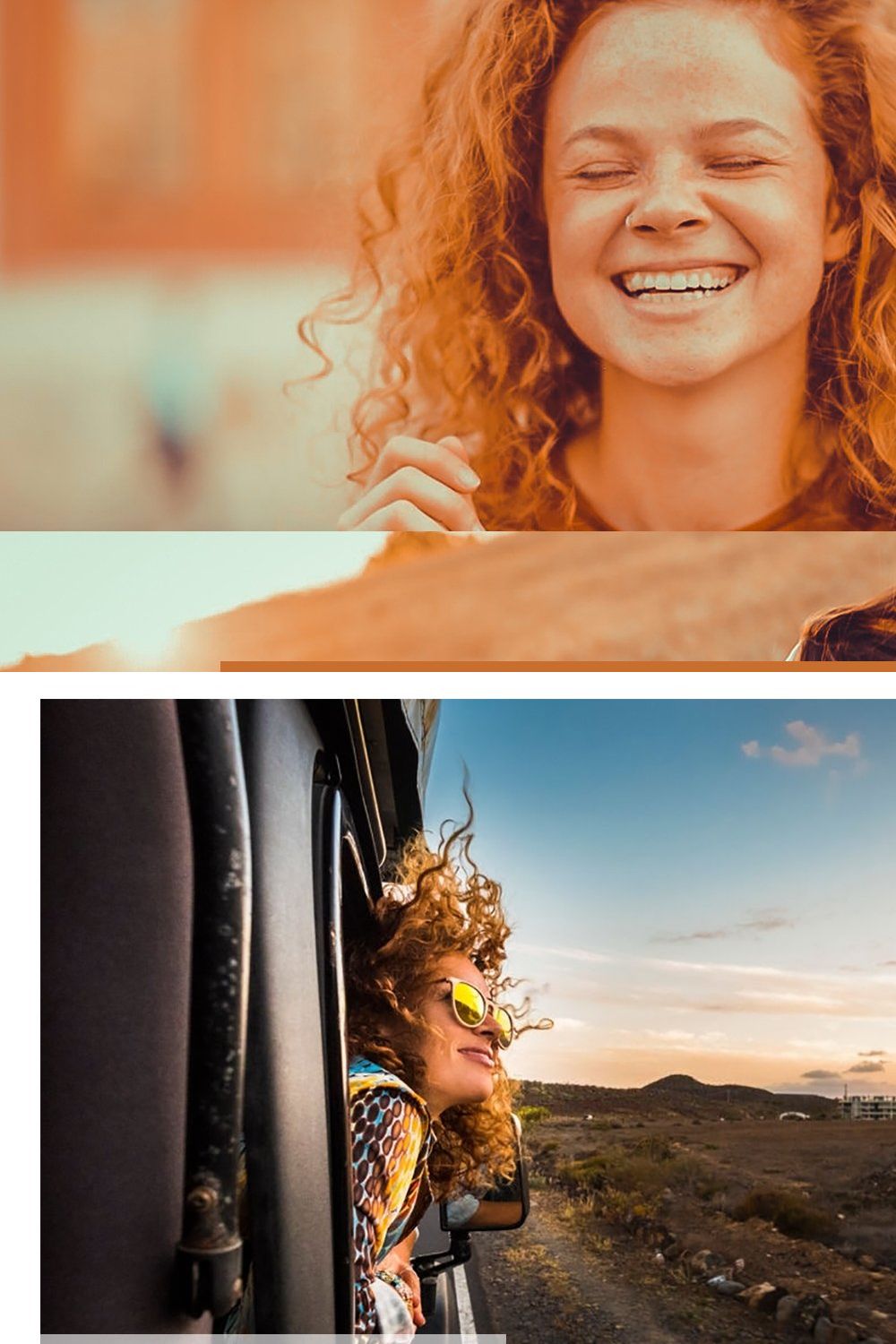 Deep Orange Presets pinterest preview image.