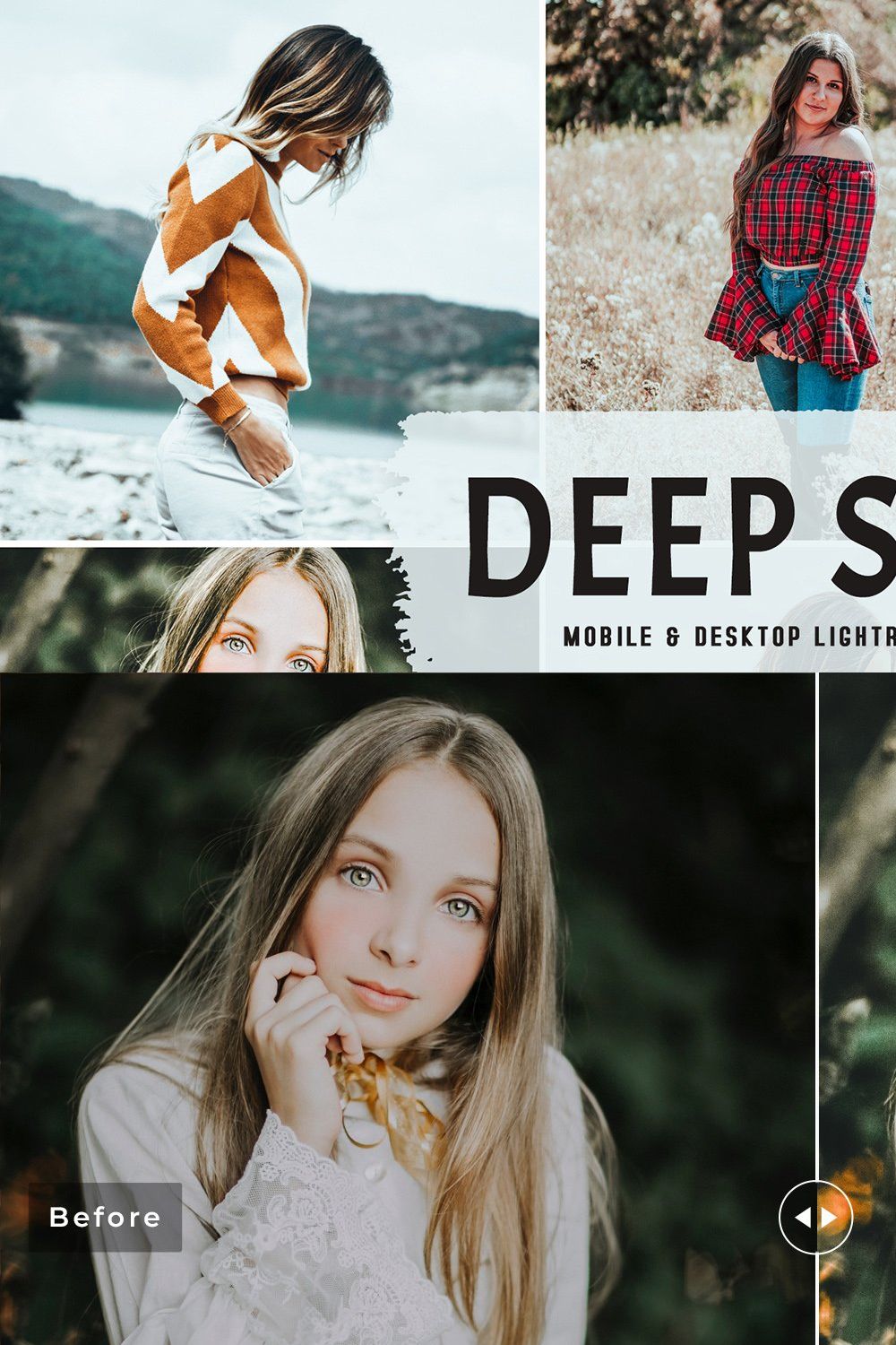 Deep Soul Pro Lightroom Presets pinterest preview image.