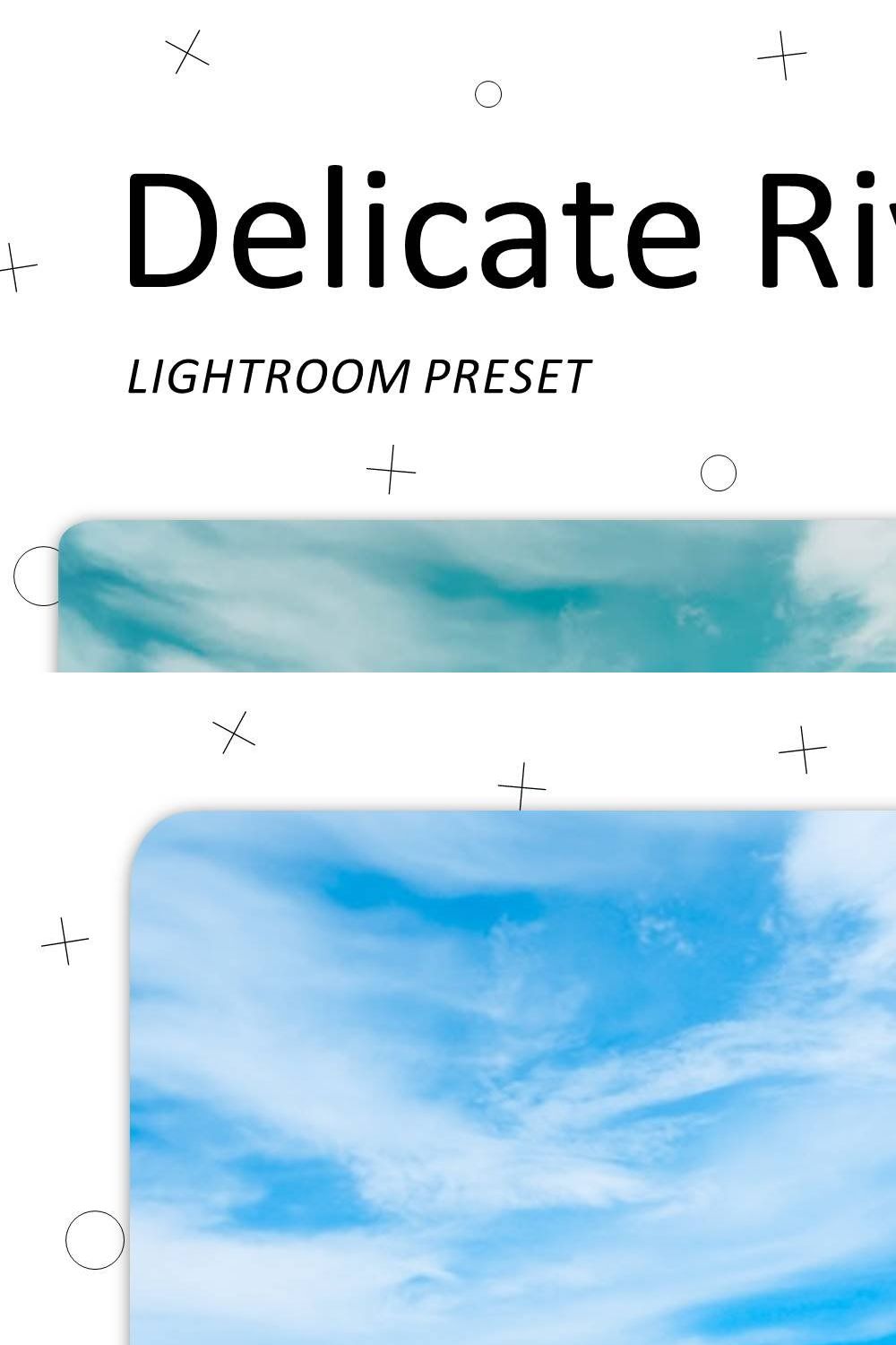 Delicate Riviera - Lightroom Presets pinterest preview image.