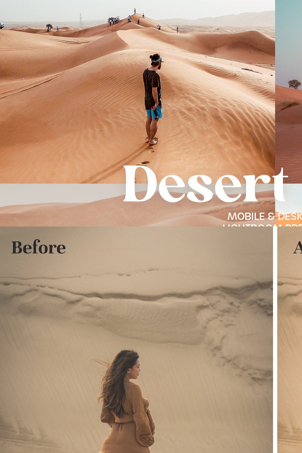 Desert Vibes Lightroom Presets pinterest preview image.