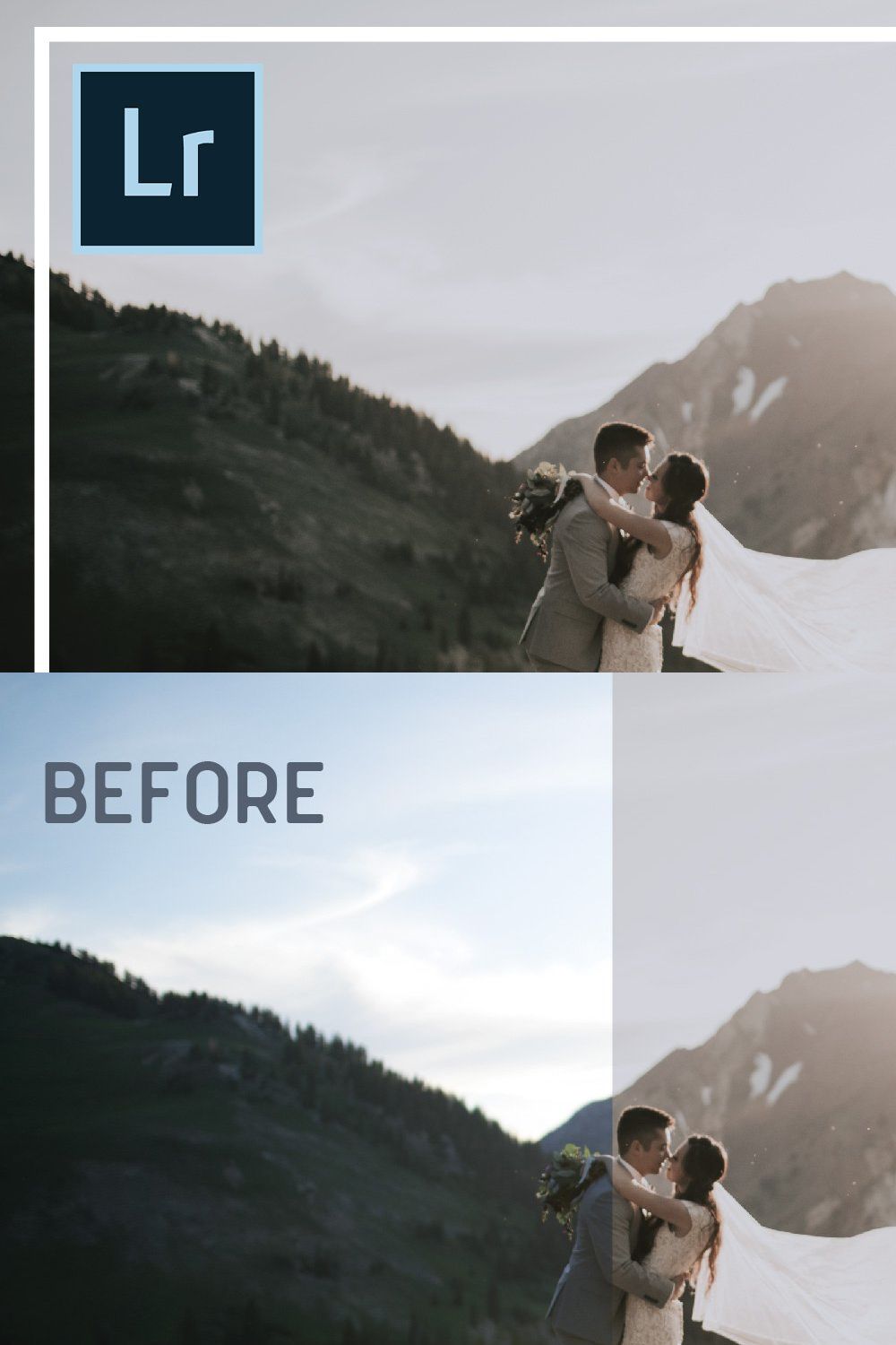 Desktop Presets Dark & Moody pinterest preview image.