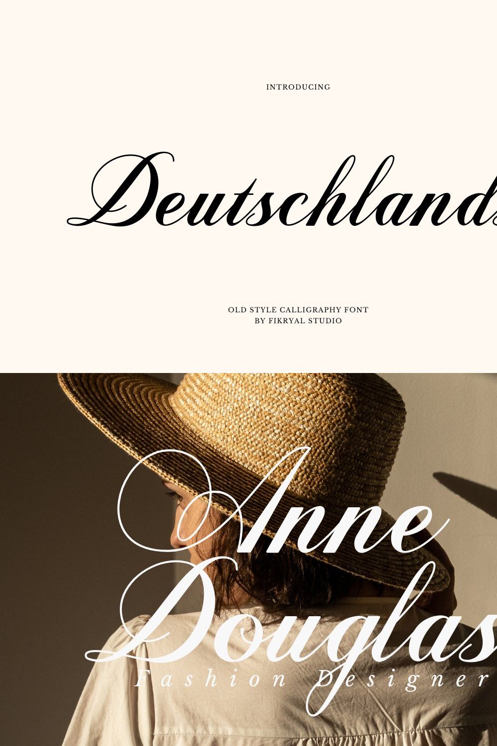 Deutschlands – Old Style Calligraphy pinterest preview image.