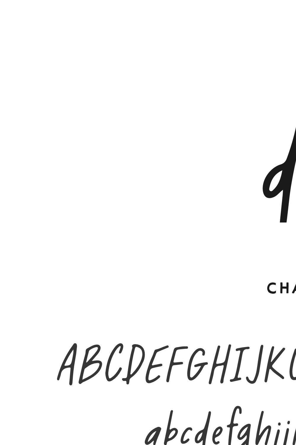 Diary — a Handwritten Font pinterest preview image.