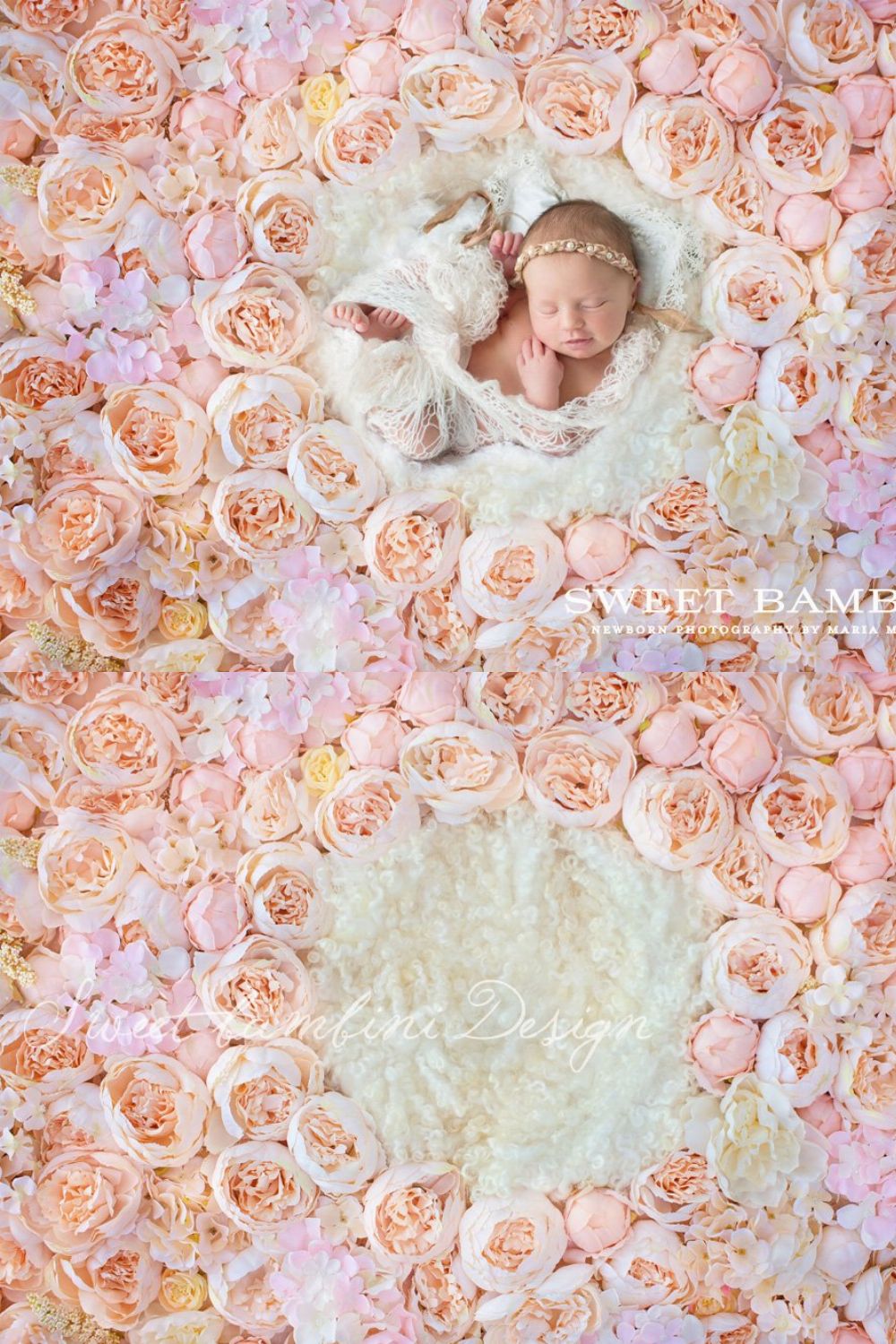 Digital Backdrop Newborn Photography pinterest preview image.