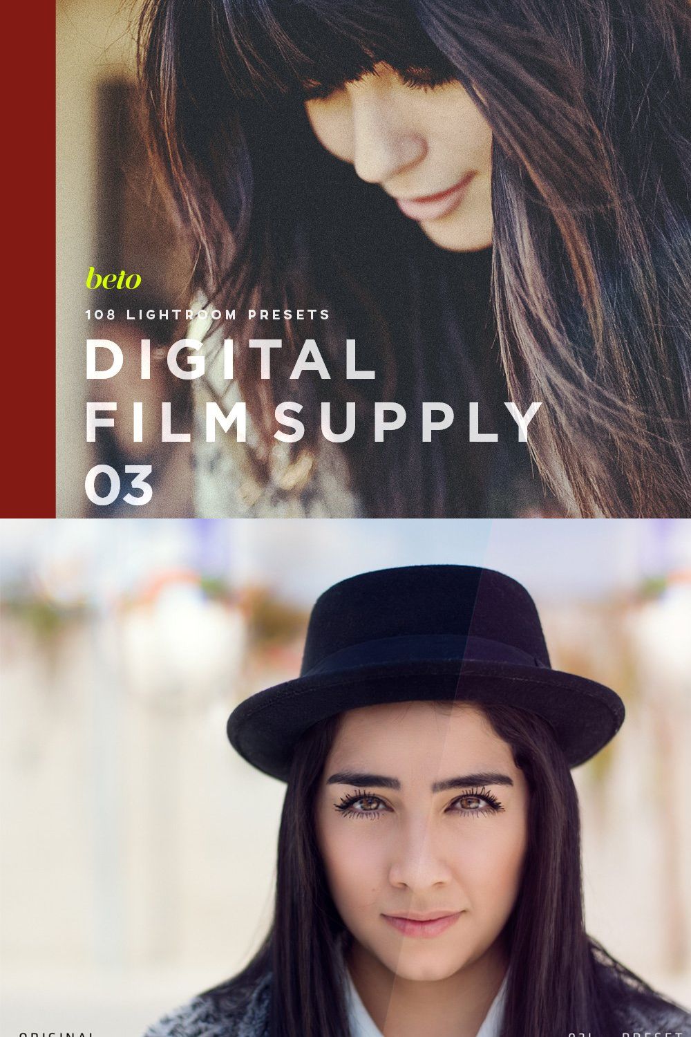 Digital Film Supply 03 - LR Presets pinterest preview image.