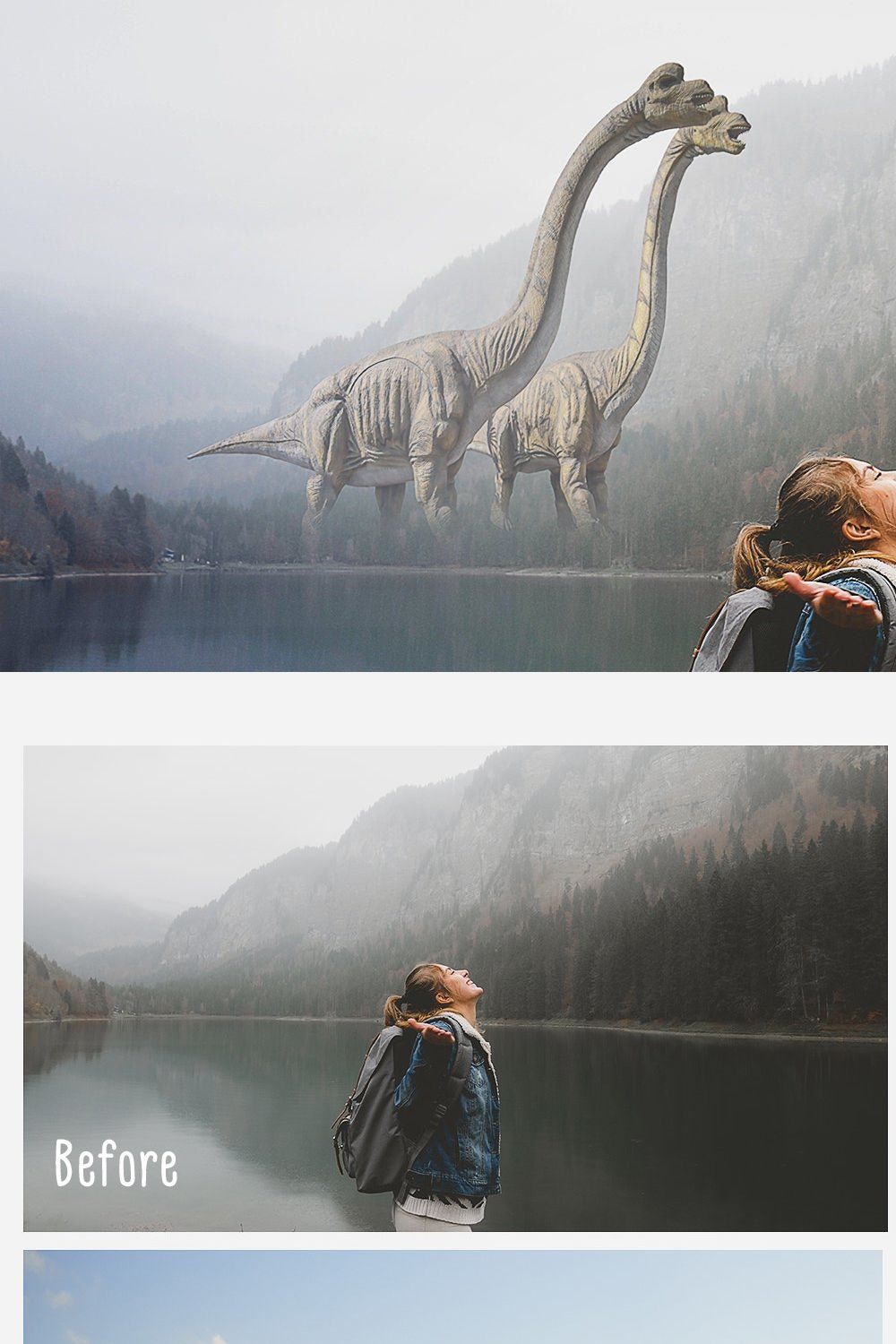 Dinosaurs Photo Overlays Pack pinterest preview image.