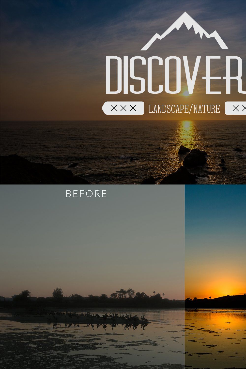 Discovery vol 1 - Lightroom Presets pinterest preview image.