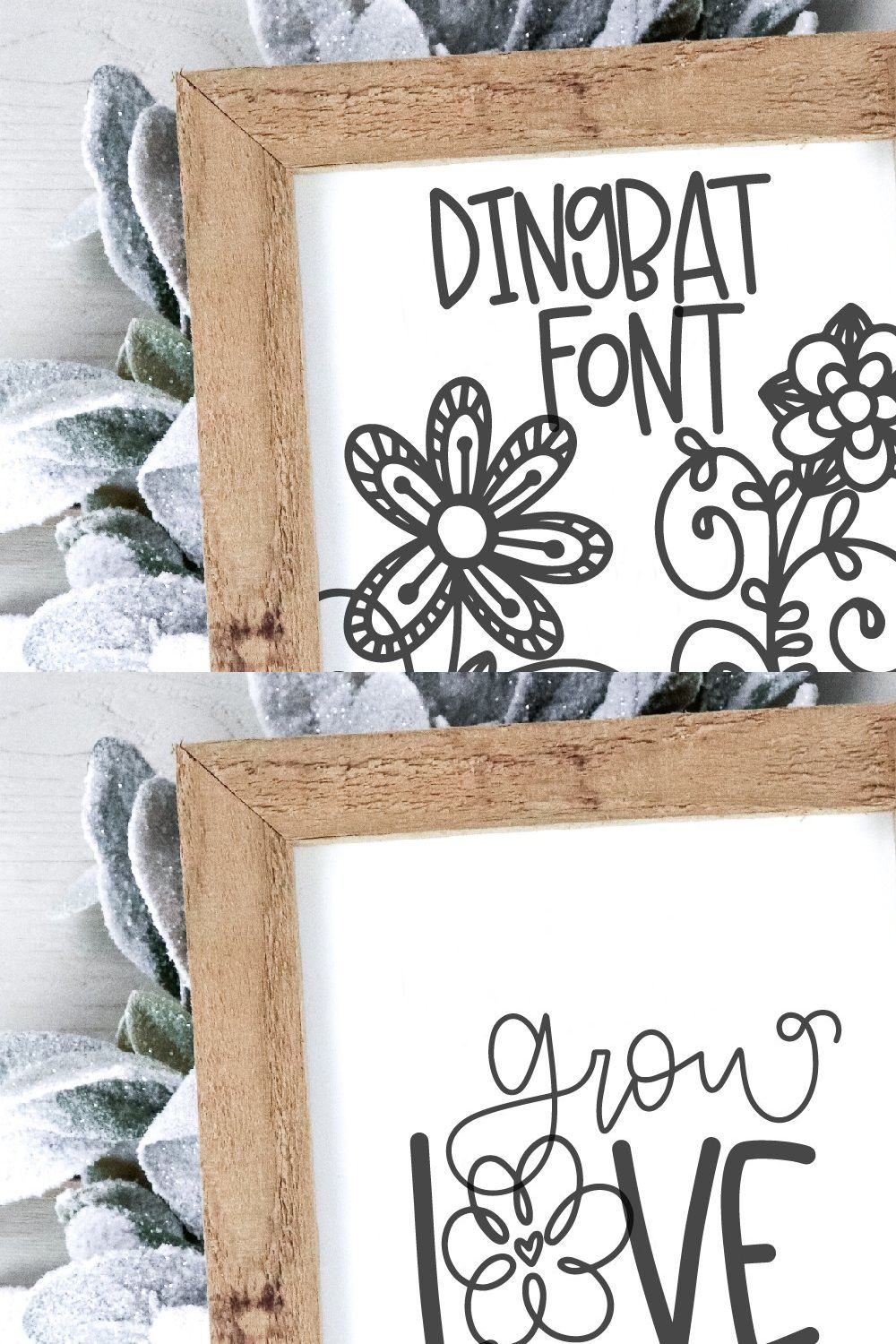 Doodle Bug - A Dingbat Font Duo pinterest preview image.