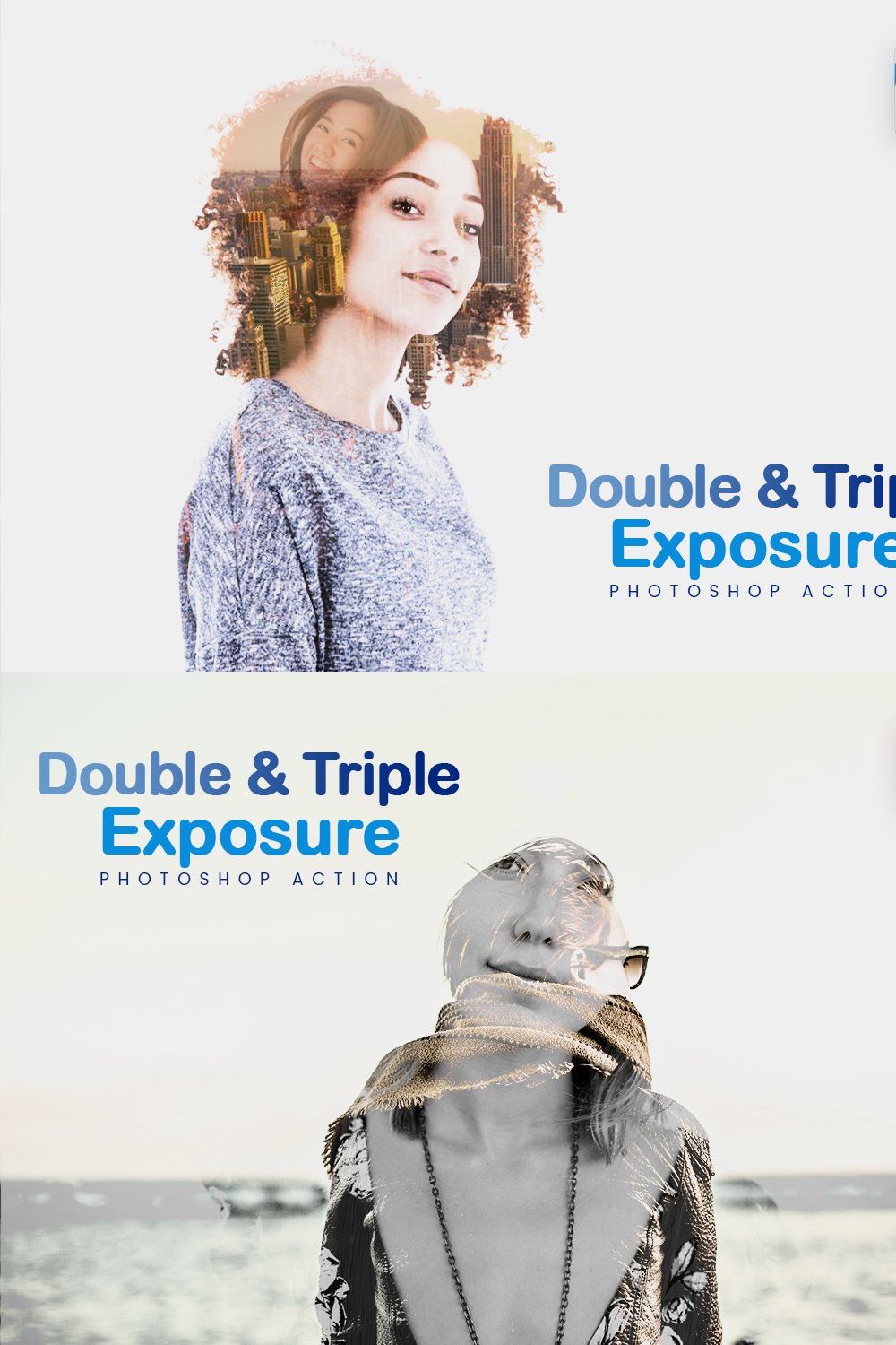 Double & Triple Exposure Action ATN pinterest preview image.
