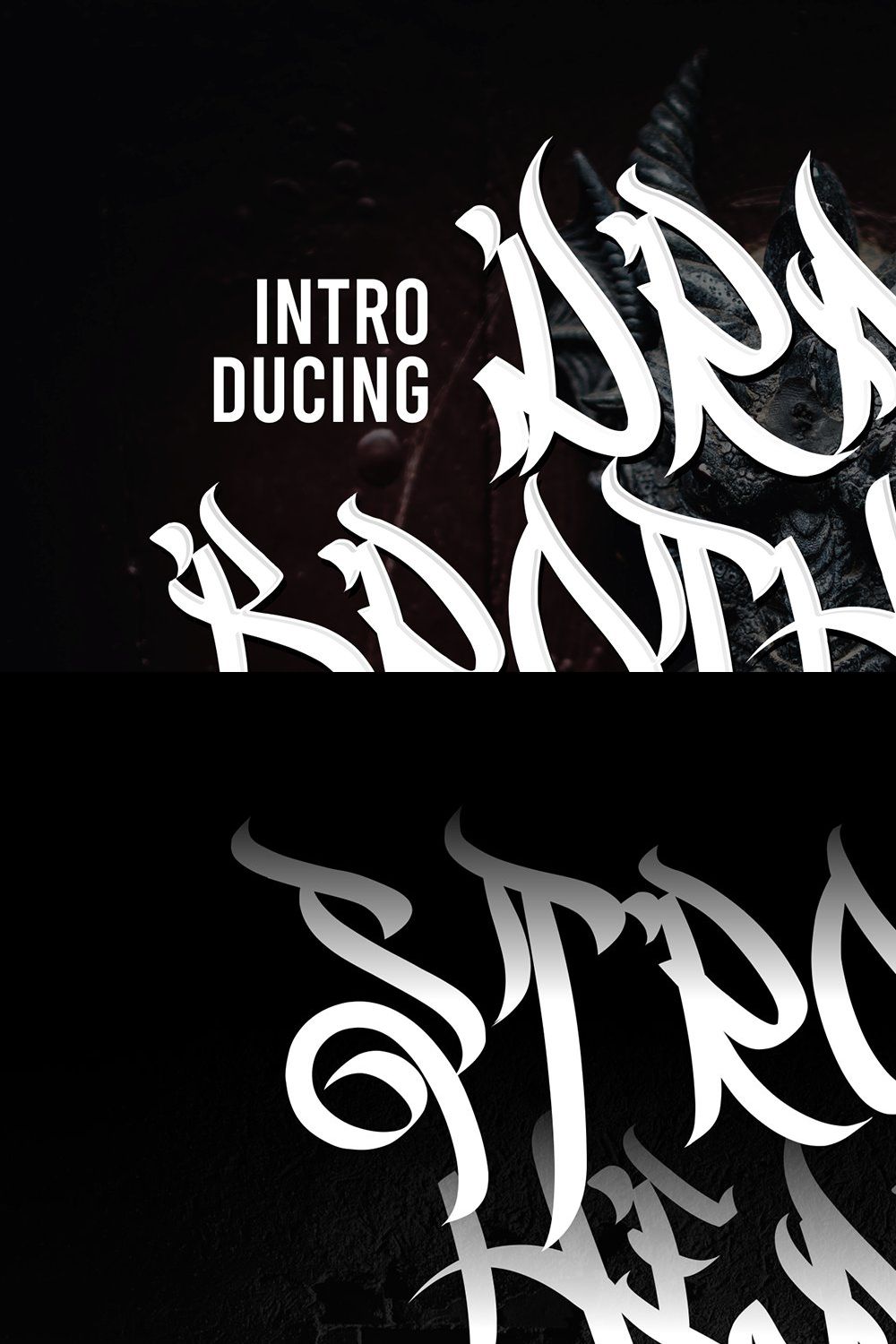 Dragon Brothers - Graffiti Font pinterest preview image.