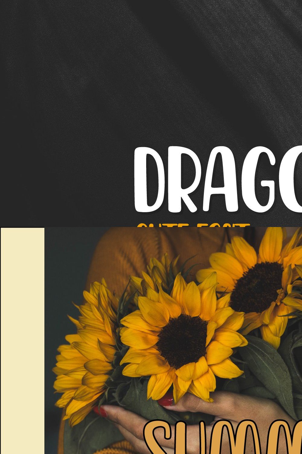 Dragonit Cute Font pinterest preview image.