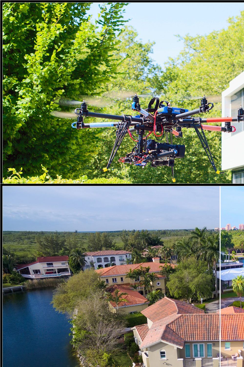 Drone Real Estate HDR LUTs v2.1 pinterest preview image.