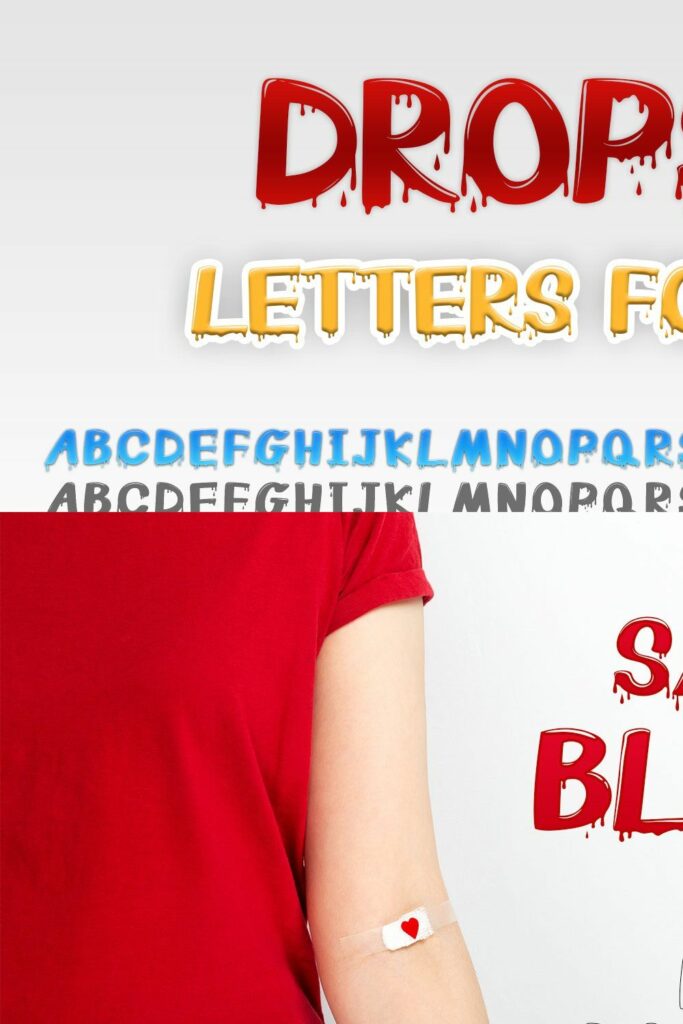 Drop Letters Code Drops Letters Font – MasterBundles