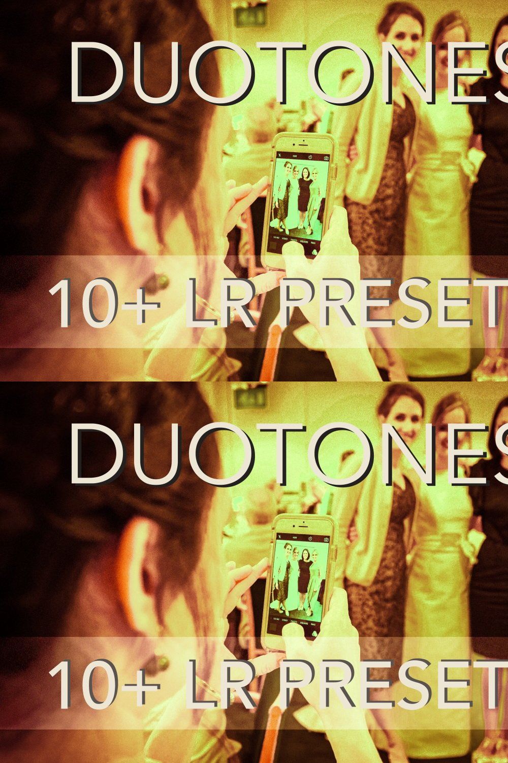 Duotone 10 + Lightroom Presets pinterest preview image.