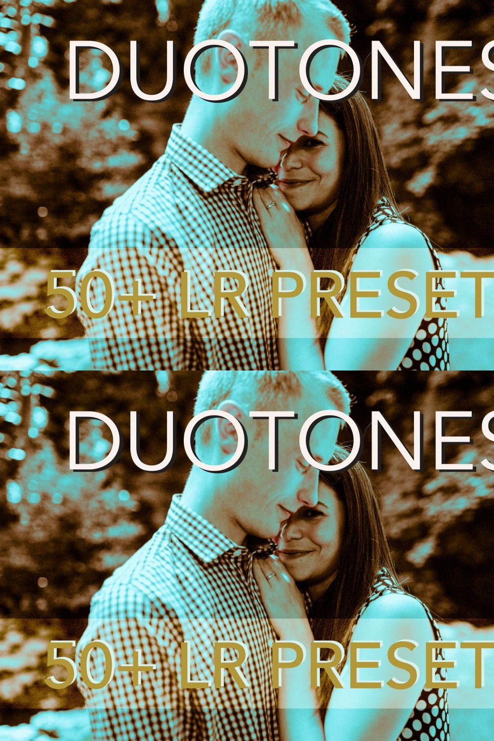 Duotone 50 + Lightroom Presets pinterest preview image.