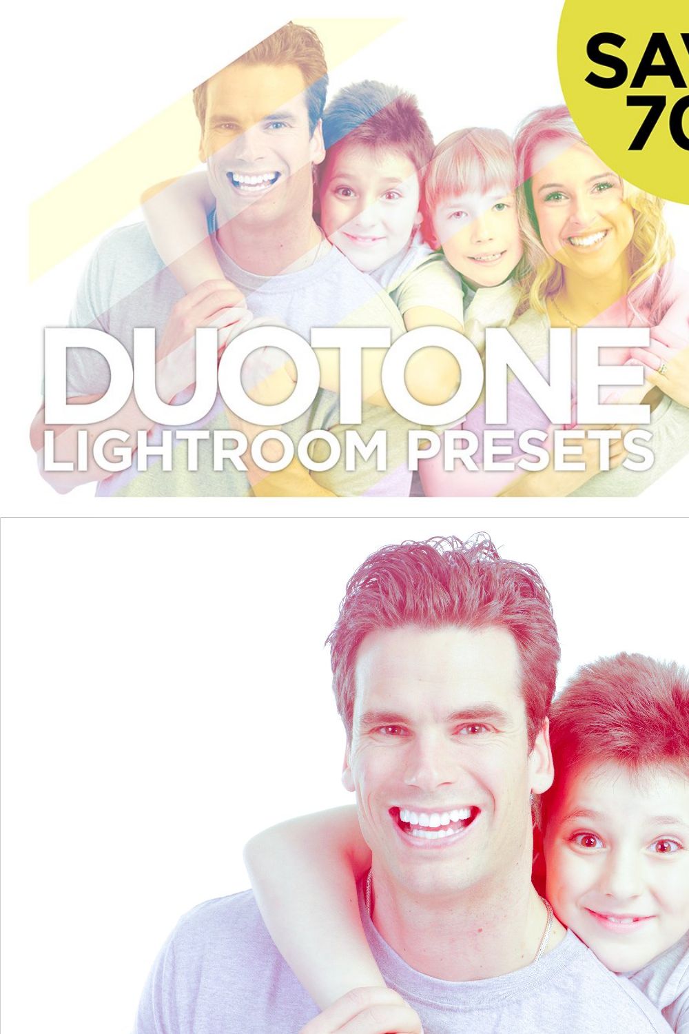 Duotone Presets - Save 70%! pinterest preview image.