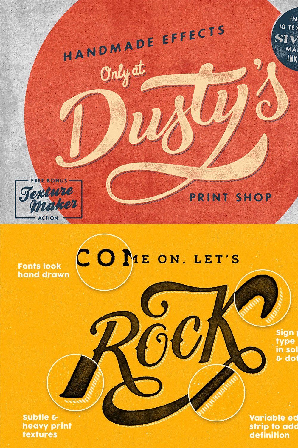 Dusty's Print Shop pinterest preview image.